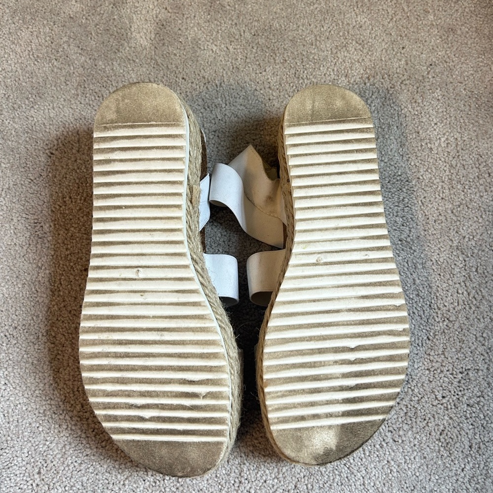 White Platform Sandals - Picture 5 of 5